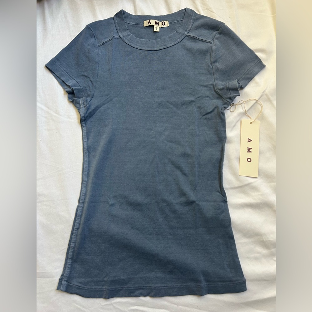 AMO crew neck t-shirt, NWT, size Medium